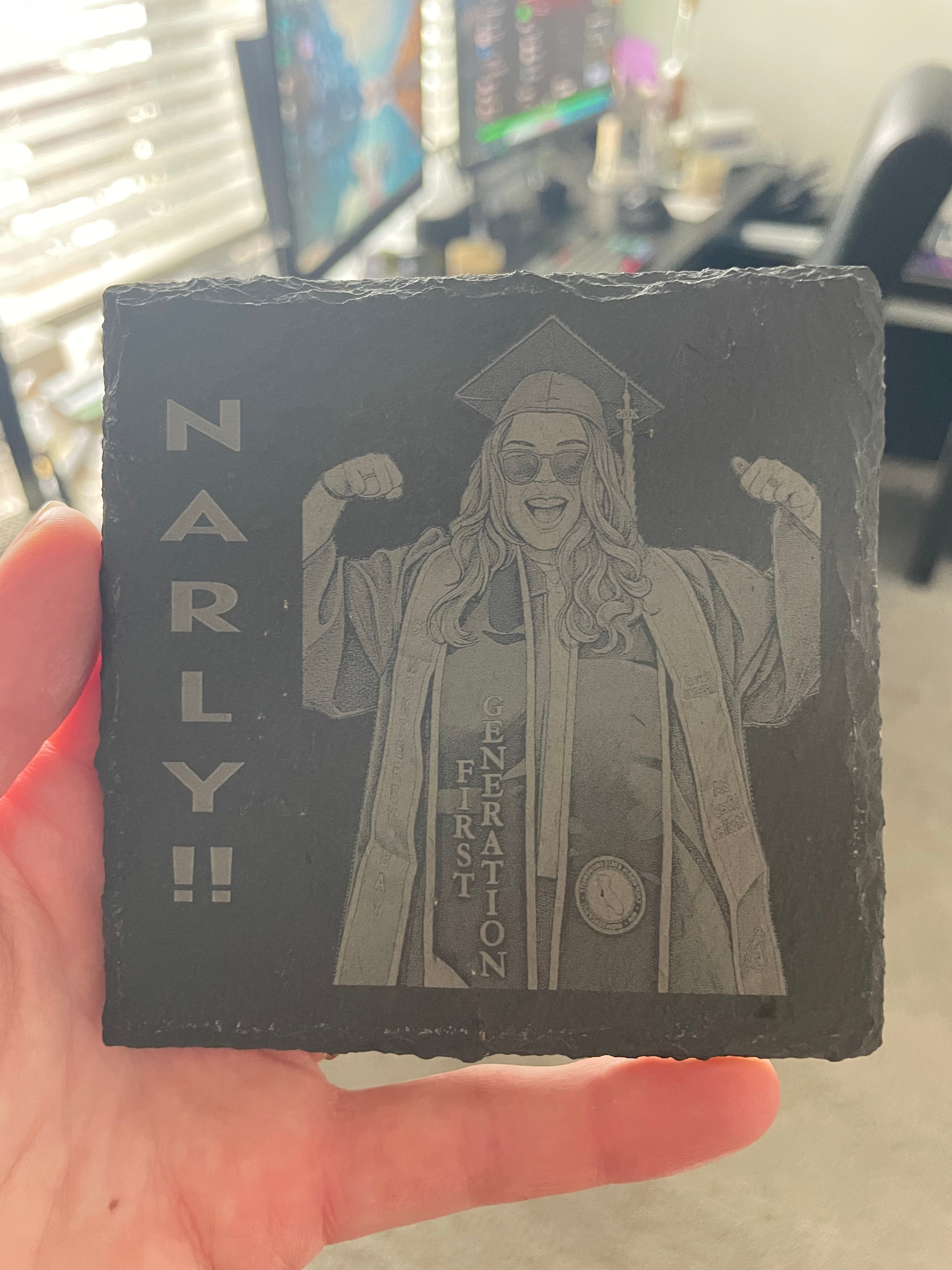 Engraved Coaster Set (Set of 4) – Personalized